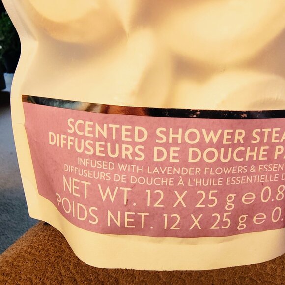 NEW Asquith & Somerset Soothing Lavender Shower Steamers England 12 X 25g - Picture 3 of 3
